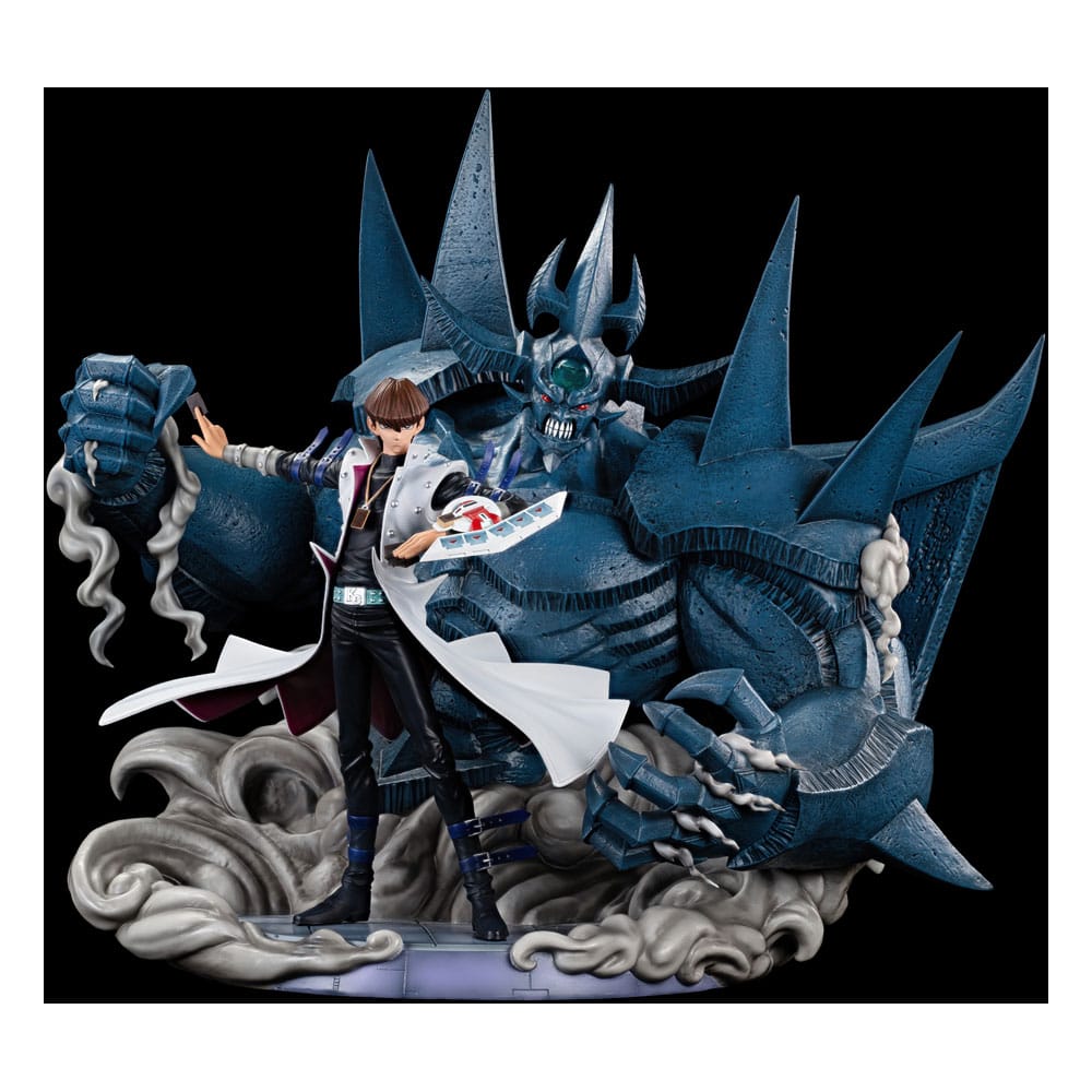 Yu-gi-oh! Standbeeld seto kaiba & obelisk de kwelgeest 50 cm
