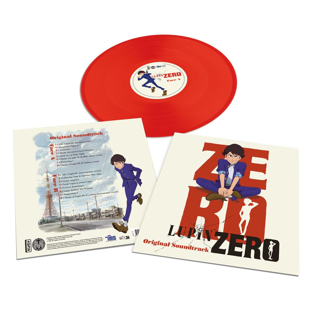 Lupin Zero Beste Selectie Track Vinyl Rood