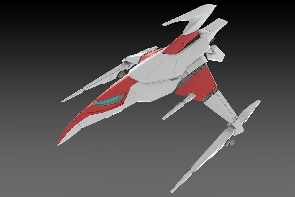 Dariusburst CS Core kunststof bouwpakket 1/144 Legend Silver Hawk 3F-1B Space Fighter 14 cm