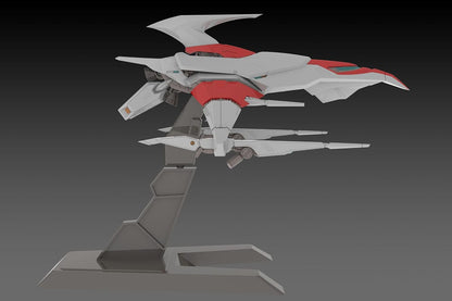 Dariusburst CS Core kunststof bouwpakket 1/144 Legend Silver Hawk 3F-1B Space Fighter 14 cm
