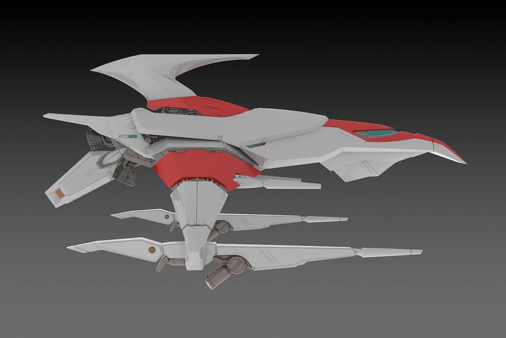 Dariusburst CS Core kunststof bouwpakket 1/144 Legend Silver Hawk 3F-1B Space Fighter 14 cm