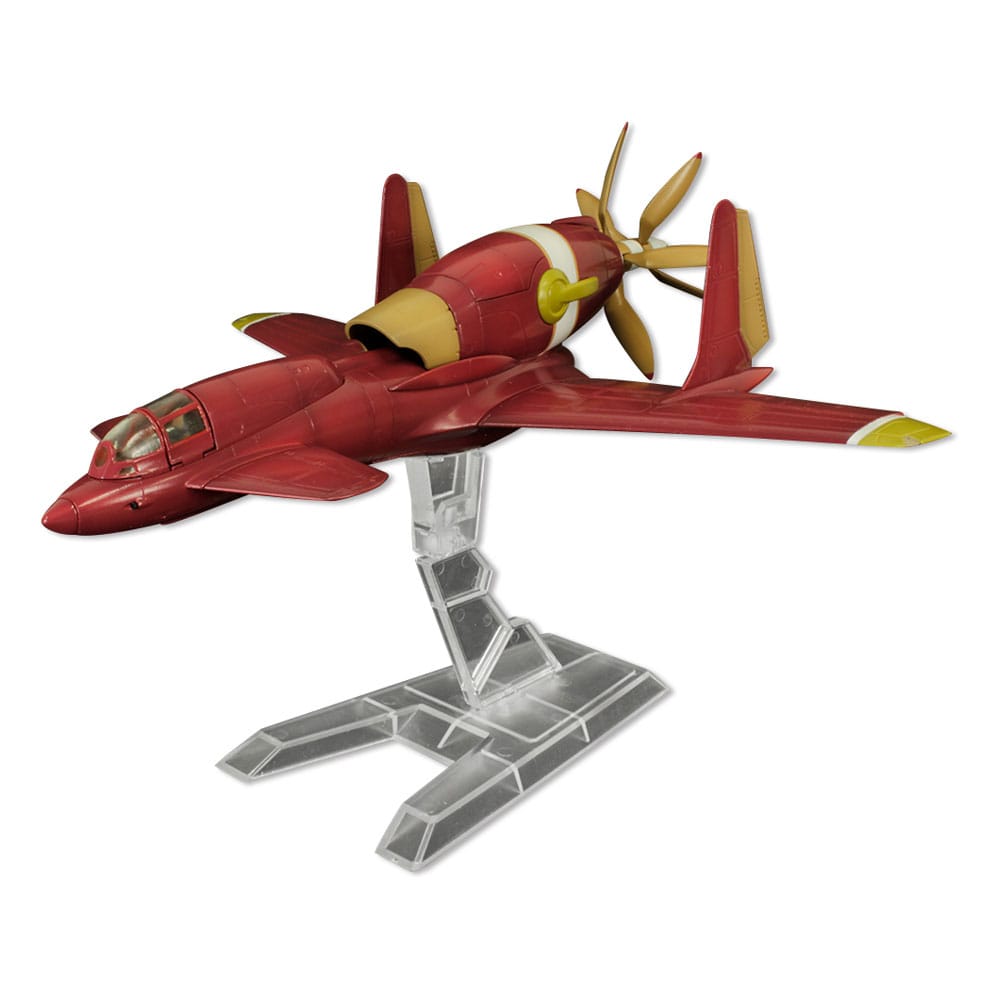 Royal Space Force: The Wings of Honnêamis Plastic modelbouwset 1/72 Honneamise Oukoku Luchtmachtjager Schira-DOW 3e (type met enkele stoel) 21 cm