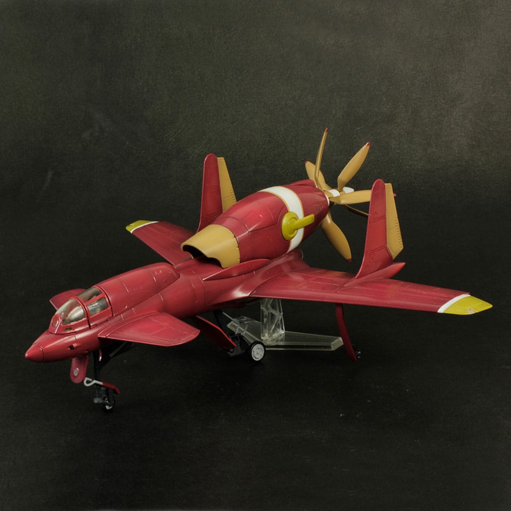 Royal Space Force: The Wings of Honnêamis Plastic modelbouwset 1/72 Honneamise Oukoku Luchtmachtjager Schira-DOW 3e (type met enkele stoel) 21 cm