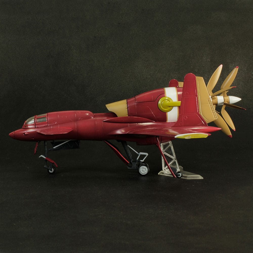 Royal Space Force: The Wings of Honnêamis Plastic modelbouwset 1/72 Honneamise Oukoku Luchtmachtjager Schira-DOW 3e (type met enkele stoel) 21 cm