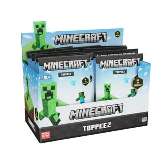 Minecraft 3D-Topeez 6 cm assortiment (24)