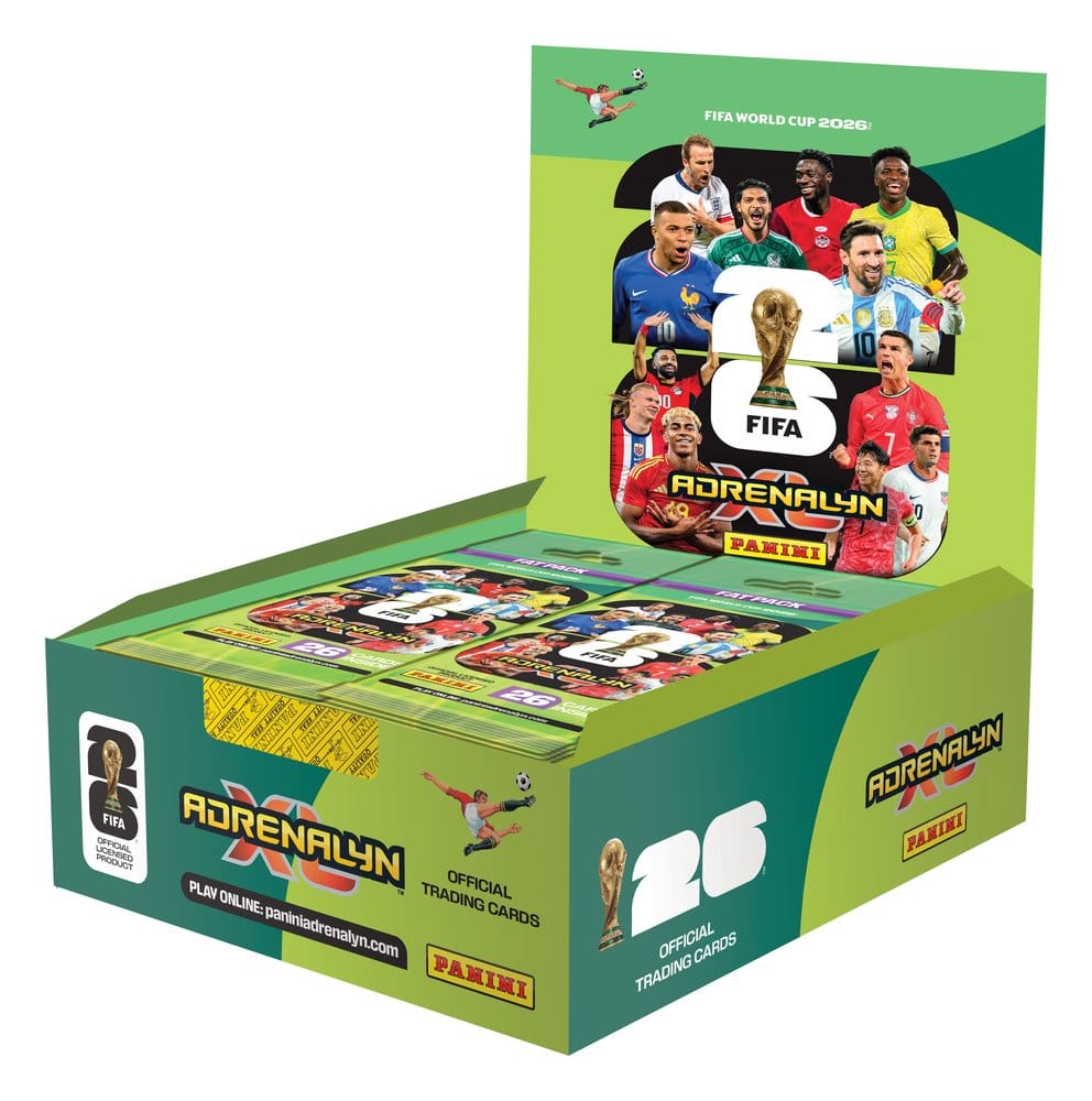 Panini FIFA World Cup 2026 Adrenalyn XL ruilkaarten Fatpack-doos (10)