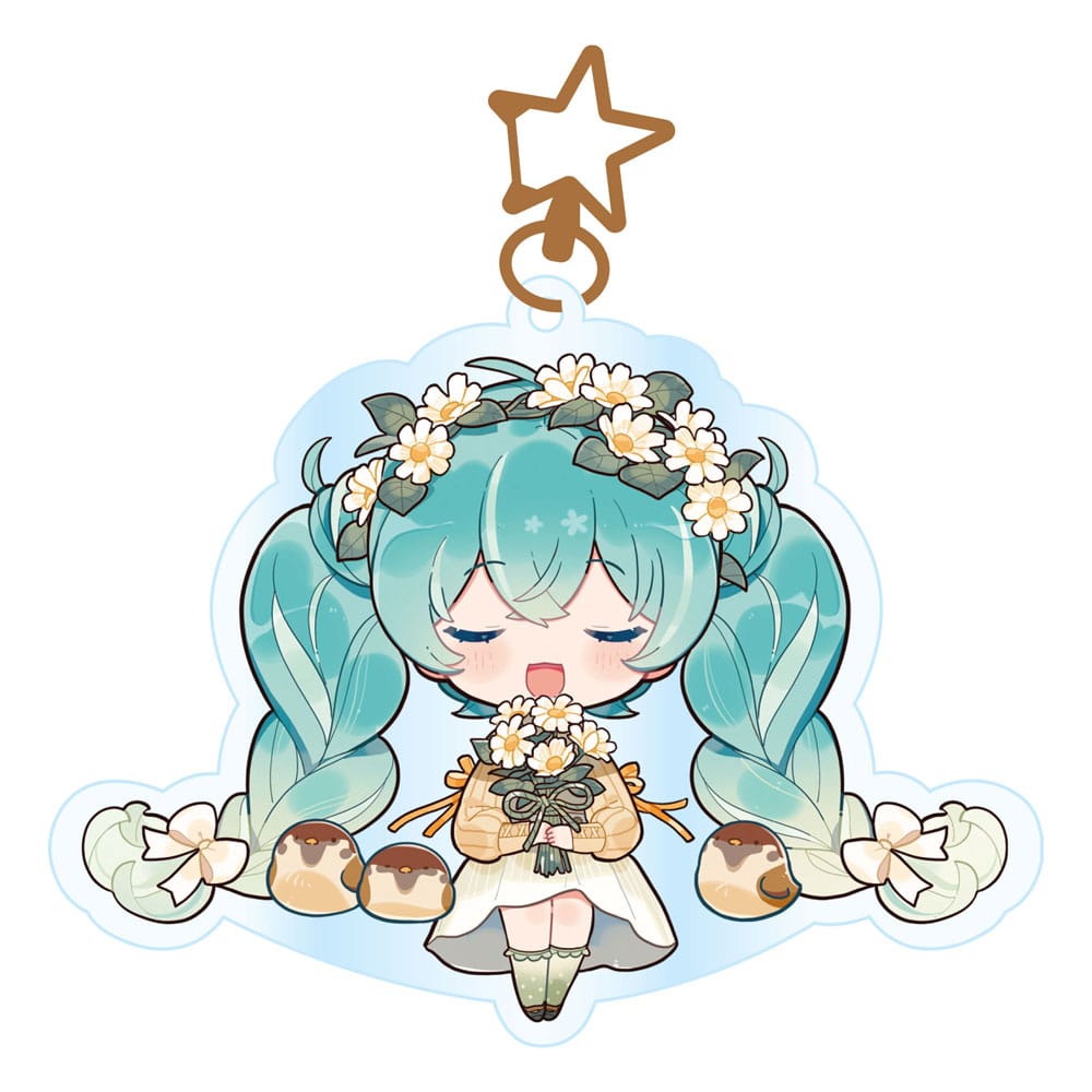 Hatsune Miku Acryl Keychain Kawaii Herfsttijd