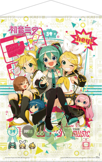 Vocaloid wallscroll hey! Piapro -tekens 50 x 70 cm