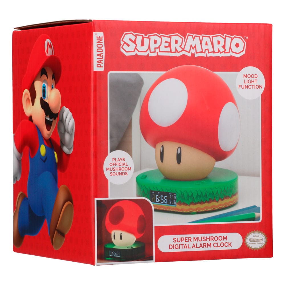 Super Mario wekker super paddenstoel