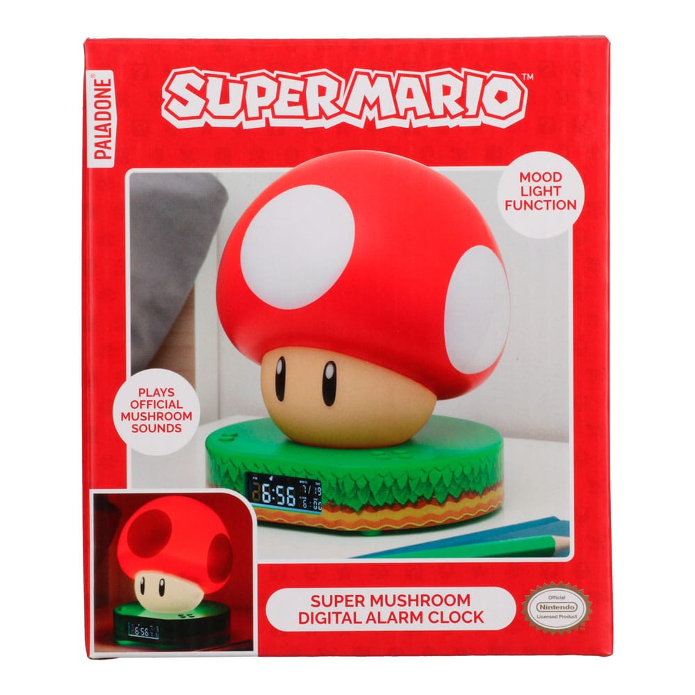 Super Mario wekker super paddenstoel