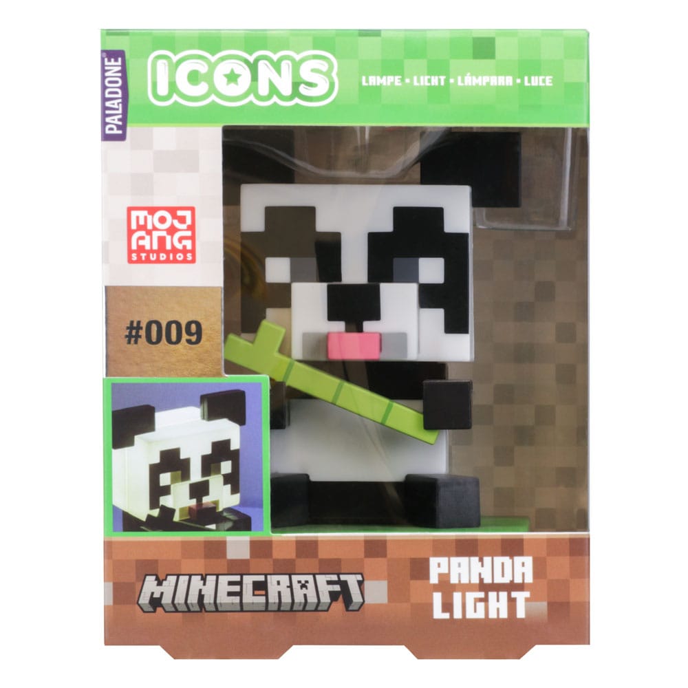 Minecraft -pictogrammen licht panda 11 cm