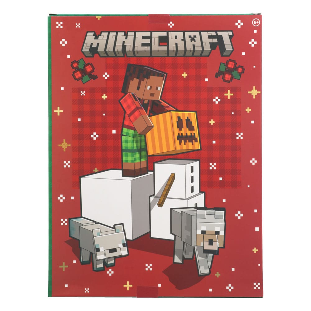 Minecraft adventskalender briefpapier 24 dagen