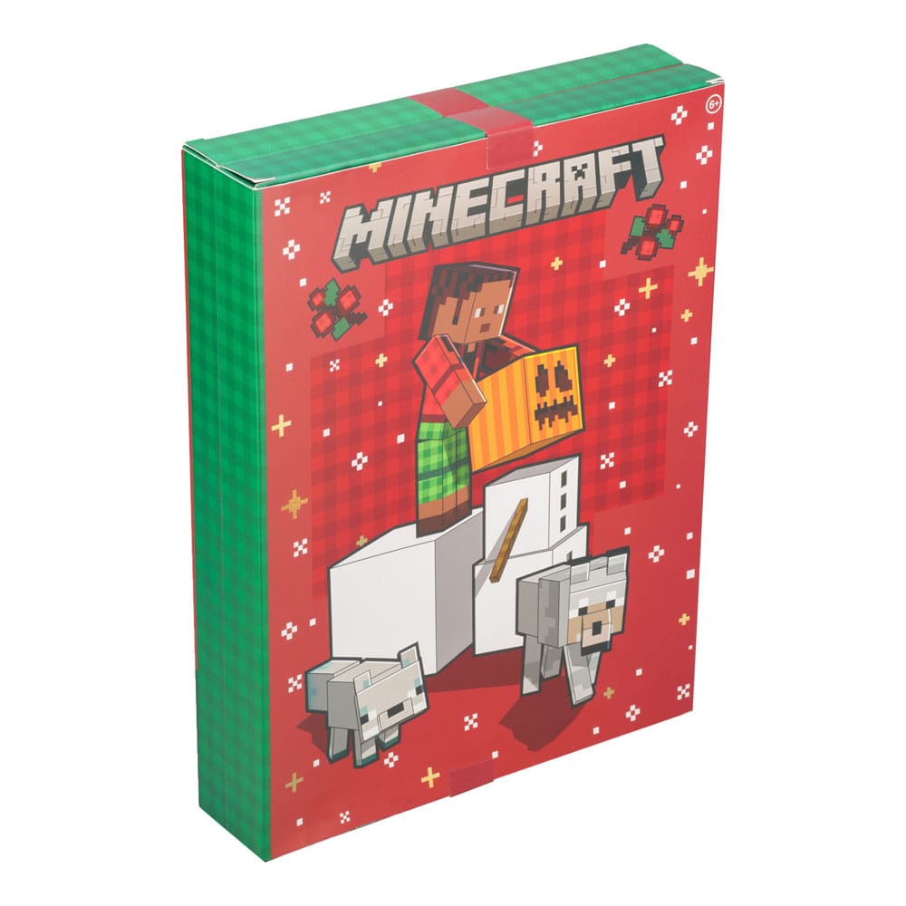 Minecraft adventskalender briefpapier 24 dagen