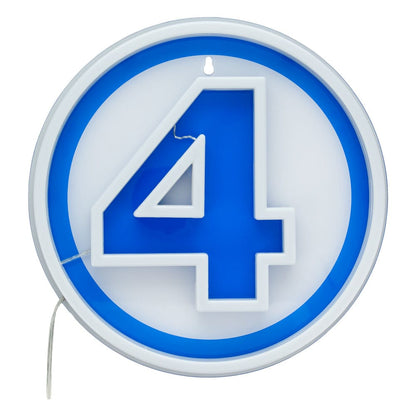 Fantastic Four Led Wall Lamp Light Logo Neon