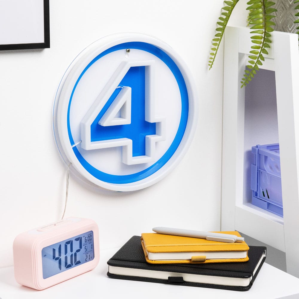 Fantastic Four Led Wall Lamp Light Logo Neon