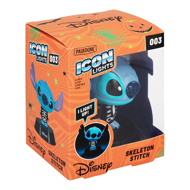 Lilo & Stitch Skeleton -pictogrammen lichte steek 11 cm