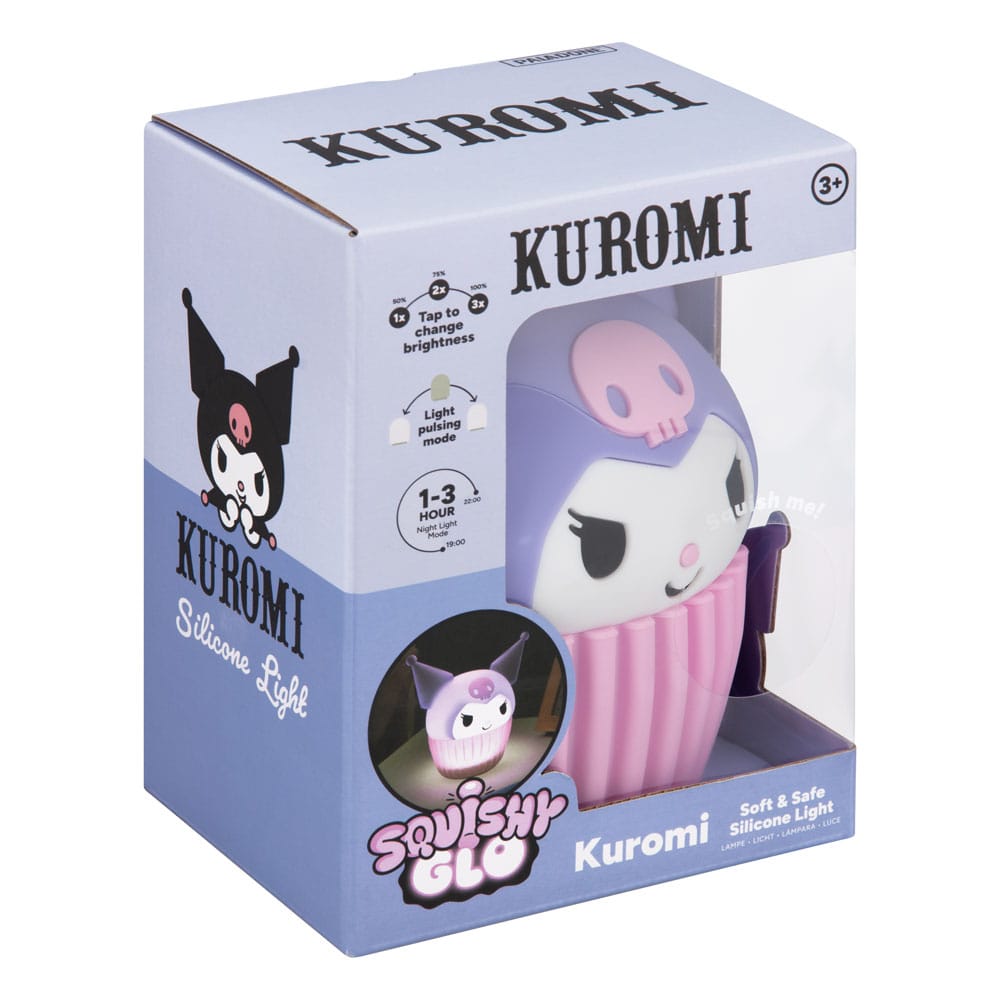 Sanrio Squishy Glo Siliconen Licht Kuromi 15 cm