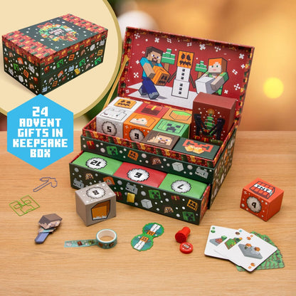 Minecraft adventskalender Keepsake Box adventskalender