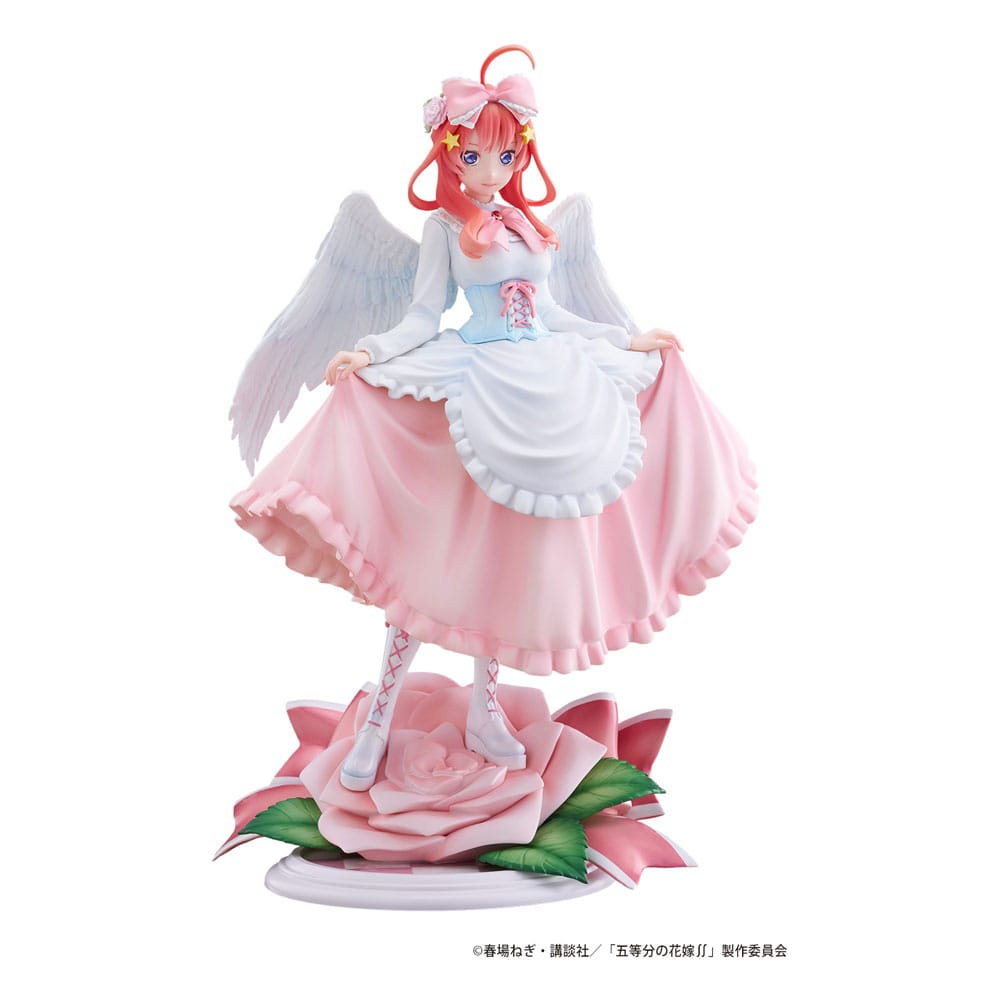 Het typische Quintuplets PVC -standbeeld 1/7 Nakano Itsuki Angel ver. 26 cm