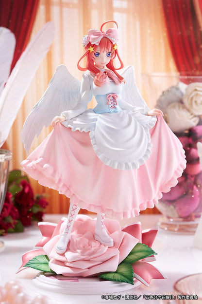 Het typische Quintuplets PVC -standbeeld 1/7 Nakano Itsuki Angel ver. 26 cm
