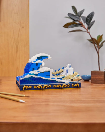 Pantasy Originele bouwset De grote golf van Kanagawa