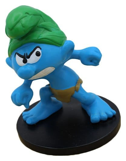 Het Smurfenbeeld Wilde Smurf 10 cm