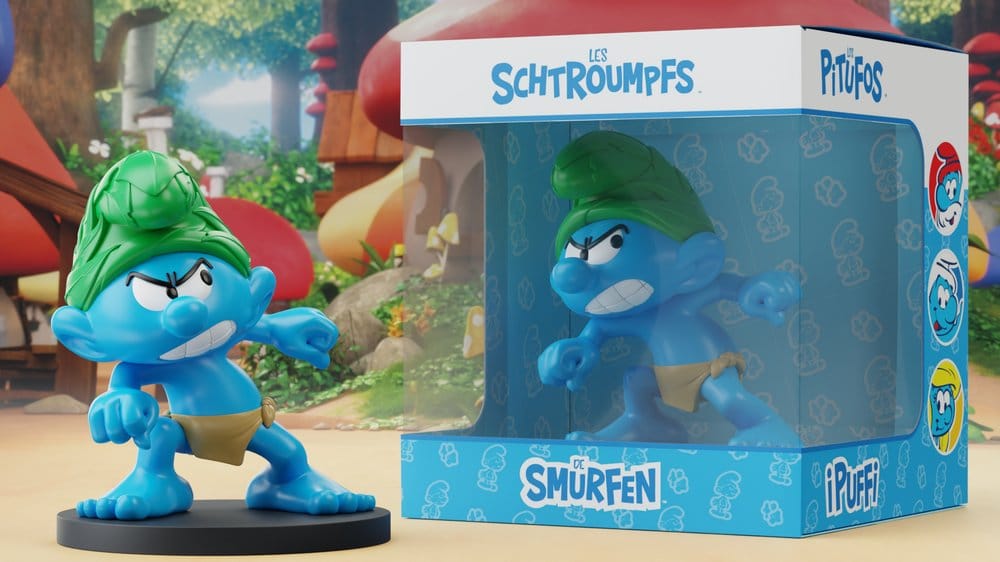 Het Smurfenbeeld Wilde Smurf 10 cm