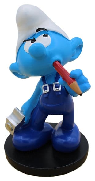 Het Smurfenbeeld Handige Smurf 11 cm