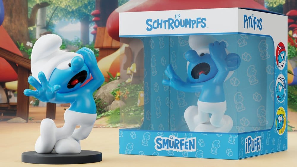 Het Smurfenbeeld Onhandige Smurf 12 cm