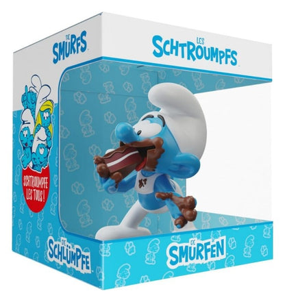 Het Smurfenbeeld Gulzige Smurf 10 cm