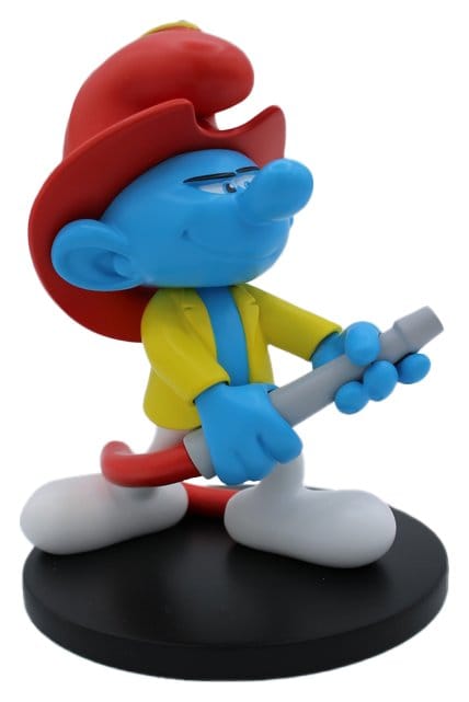 Het Smurfenbeeld Brandweerman Smurf 12 cm