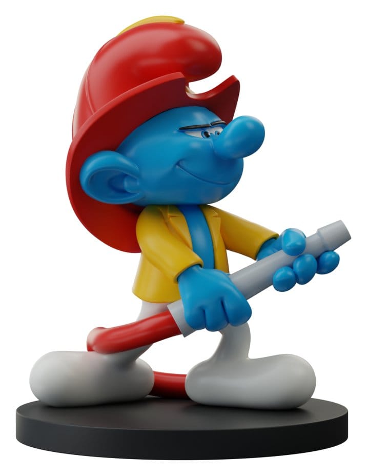 Het Smurfenbeeld Brandweerman Smurf 12 cm