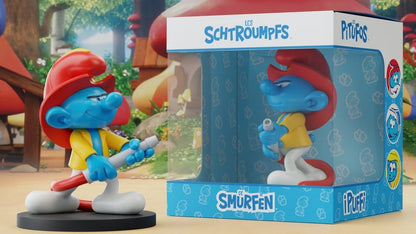 Het Smurfenbeeld Brandweerman Smurf 12 cm