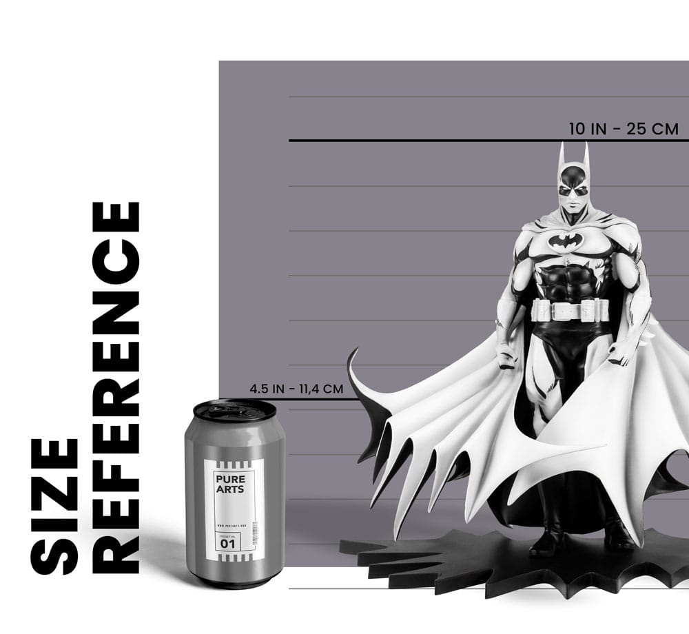 Batman PX PVC-beeld 1/8 SDCC 2024 Batman Zwart-witversie 27 cm