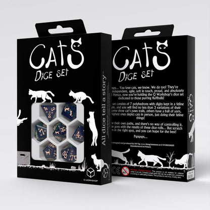 CATS dobbelstenen set van 7 wanten
