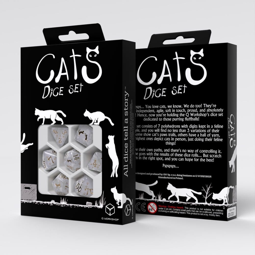 CATS dobbelstenen set van 7 purrl