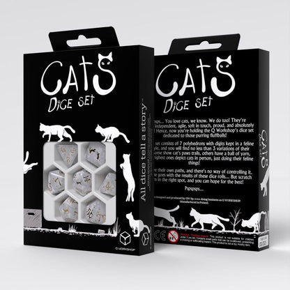 CATS dobbelstenen set van 7 purrl