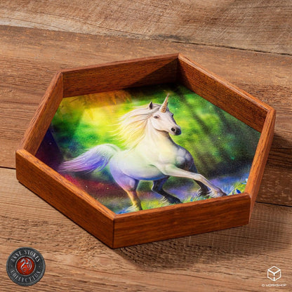 Anne Stokes Dobbelstenenbakje Chase The Rainbow 20 cm