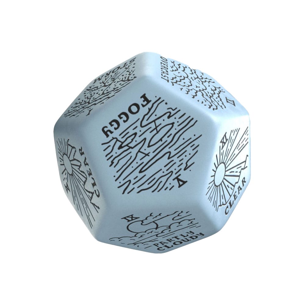 Viridian Jumbo Dice Weergenerator Die D12 Blauw