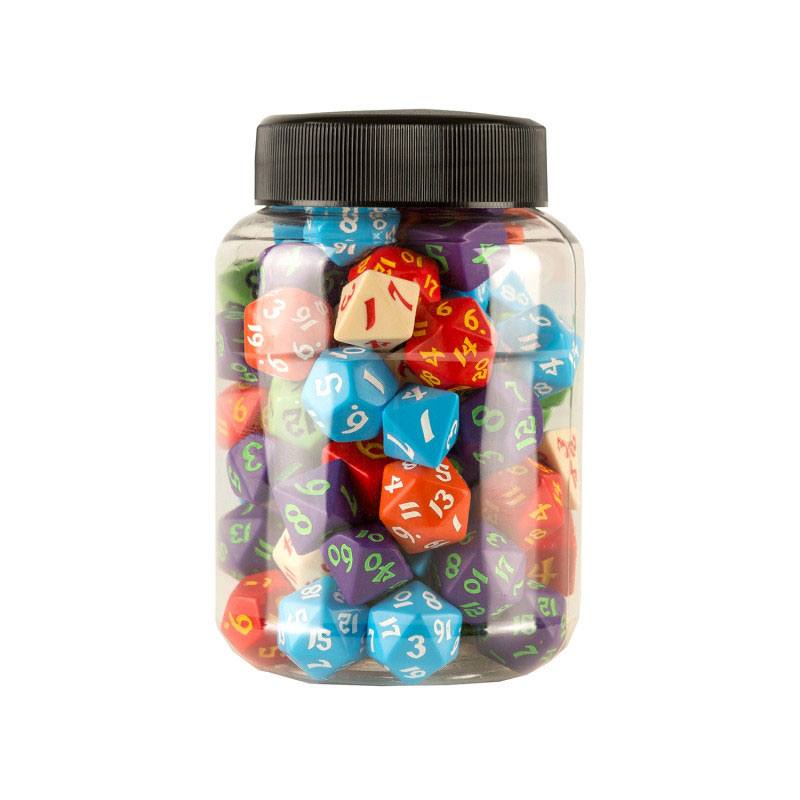Ronde pot van klassieke RPG -dobbelstenen (80)