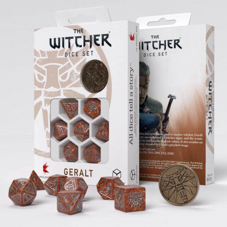 De Witcher -dobbelstenen stelden Geralt the Monster Slayer (7) in