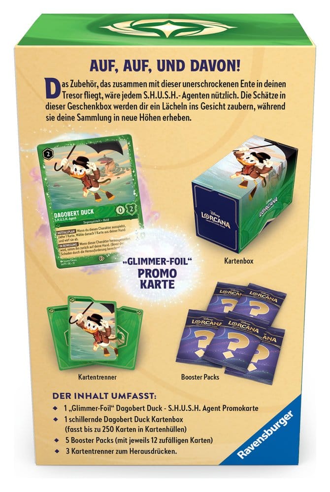 Disney Lorcana TCG Dagobert Duck Geschenkdoos *Duitse editie*
