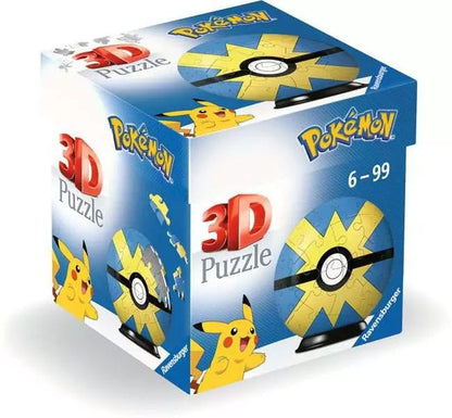 Pokémon 3D Puzzle Pokéballs: Quick Ball (55 stuks)