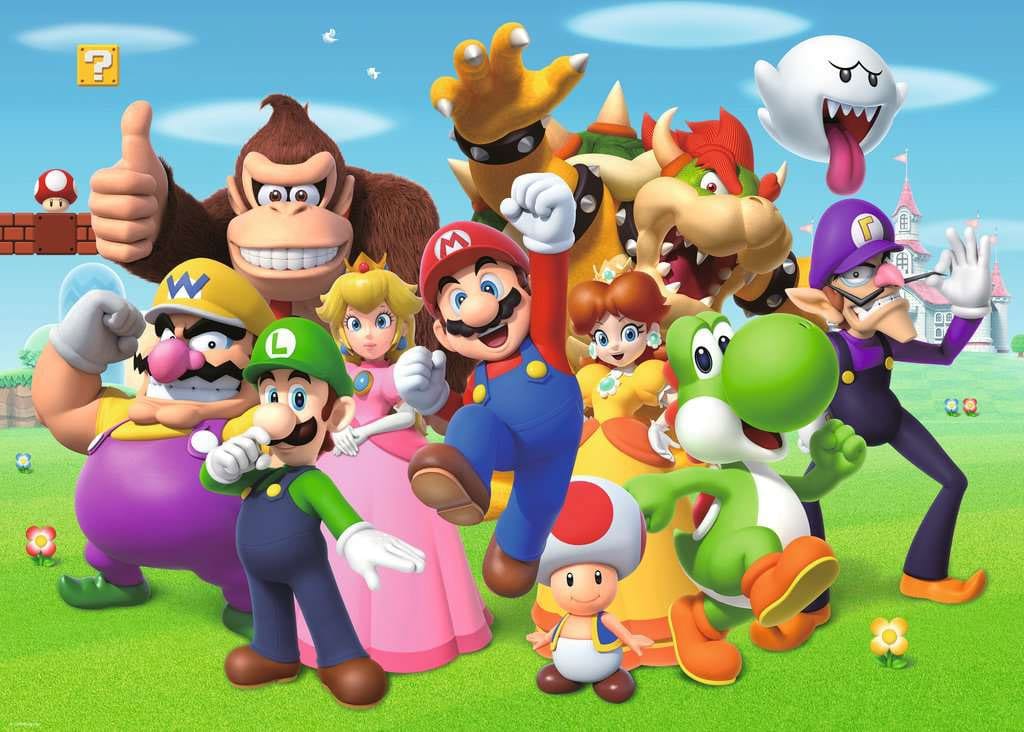 Nintendo Challenge Jigsaw Puzzle Super Mario (1000 stuks)
