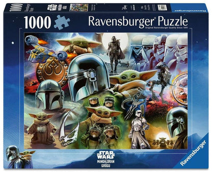 De Mandalorian en Grogu puzzel (1000 stukjes)