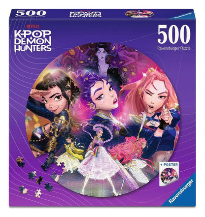 KPop Demon Hunters Ronde puzzel Voor de fans! (500 stuks)