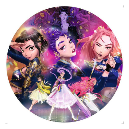 KPop Demon Hunters Ronde puzzel Voor de fans! (500 stuks)