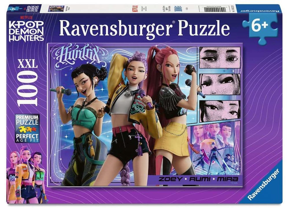 KPop Demon Hunters Kinderpuzzel Blije fans, blije Honmoon! (100 stuks XXL)