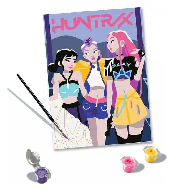 KPop Demon Hunters CreArt Paint by Numbers Schilderijset Huntrix