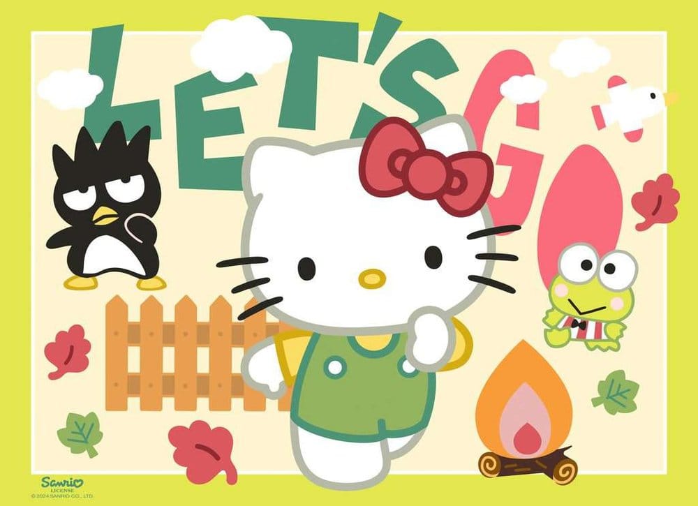 Hello Kitty puzzel 4-pack Laten we gaan, Hello Kitty! (4x100 stuks)